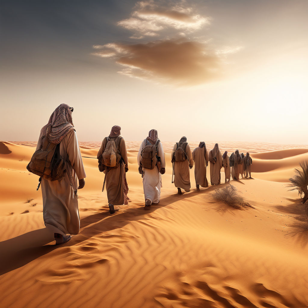 grupo-de-personas-arabes-migrando-por-el-desierto-en-estilo-realista-498053072
