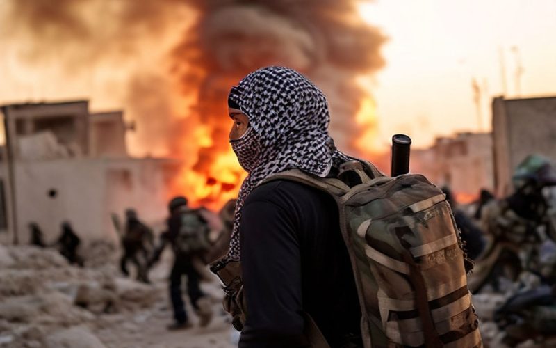 reportero-cubriendo-un-ataque-de-misiles-realizado-en-palestina--504823396 (1)