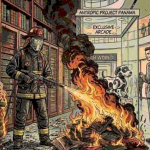 Quinientos mil libros arden en la indiferencia